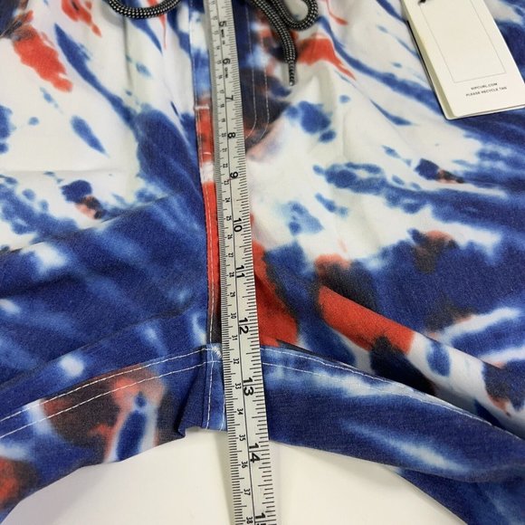 Rip Curl Laydays Mens Freeda Volley Board Shorts Blue Tie Dye Stretch S New - Picture 10 of 12